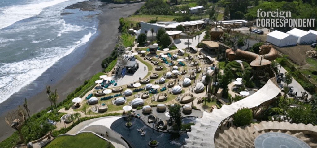 An example of one of the many developments that have been built in Bali. 