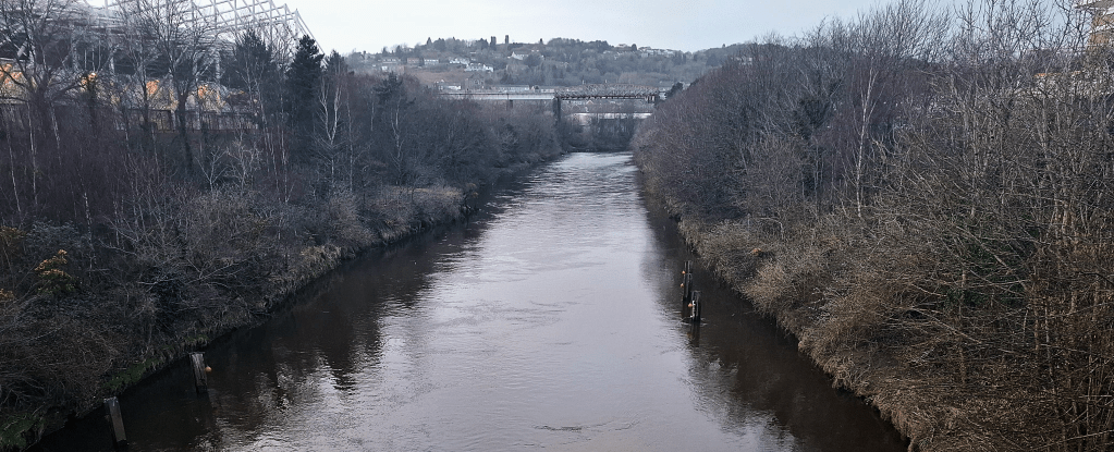 A river in Swansea, Wales, taken at the start of 2025.